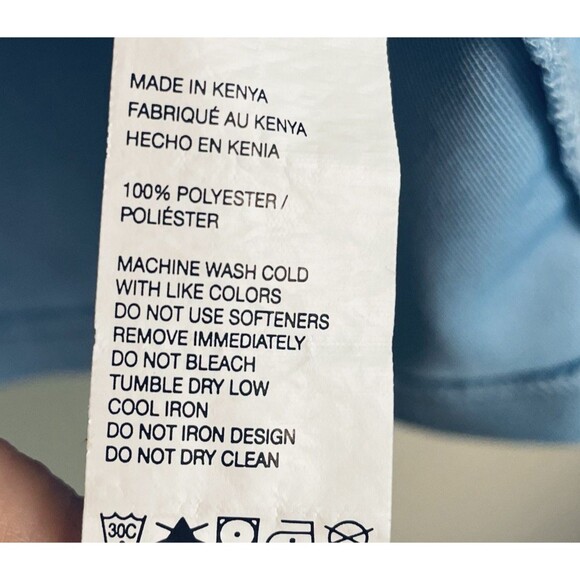 Izod Golf Polo Shirt Men's XL Light Blue Performance Short Sleeve Collared Logo - Picture 4 of 12